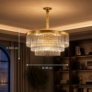 CHAMBORD Křišťálový lustr Nobile 5xE14, Průměr 38cm, Matt Gold - 01_CC930-400GD.png
