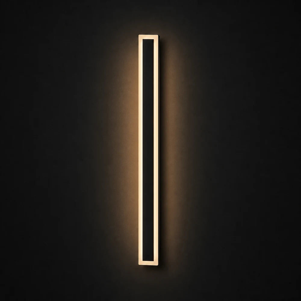 Venkovní nástěnné LED svítidlo Mack, délka 90 cm, 10 W, IP65, kovové, lineární, černé - 02_AX200-900BK.png