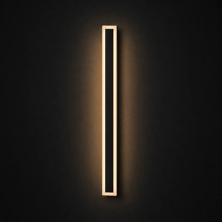 Venkovní nástěnné LED svítidlo Mack, délka 90 cm, 10 W, IP65, kovové, lineární, černé - 02_AX200-900BK.png
