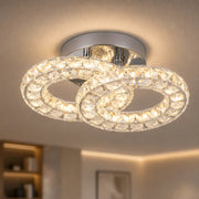 LED a křišťálový lustr ZABINA 25W, 2 kruhy, studené/teplé/neutrální světlo, lesklý chrom - 02_LT062CR.png