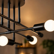 Klasický modernistický lustr Octa, 8x E27, černý, moderní design, kov, bez stínítka - 02_LC360-8BK.png