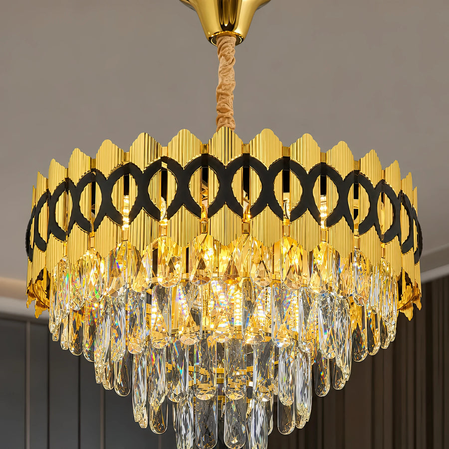 Křišťálový lustr PIERREFONDS Elegance 8x E14, Průměr 48,5 cm, Lesklý zlatý, Nastavitelná výška - 04_CC8942-500.png