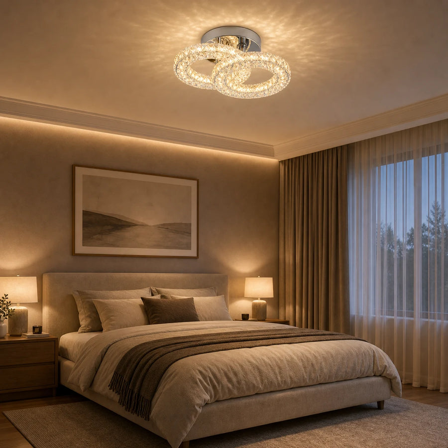 LED a křišťálový lustr ZABINA 25W, 2 kruhy, studené/teplé/neutrální světlo, lesklý chrom - 04_LT062CR.png