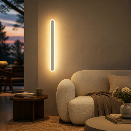 Venkovní nástěnné LED svítidlo SUHA, délka 60 cm, 8W, IP65, kov, lineární, bílá - 05_AX201-600WH.png