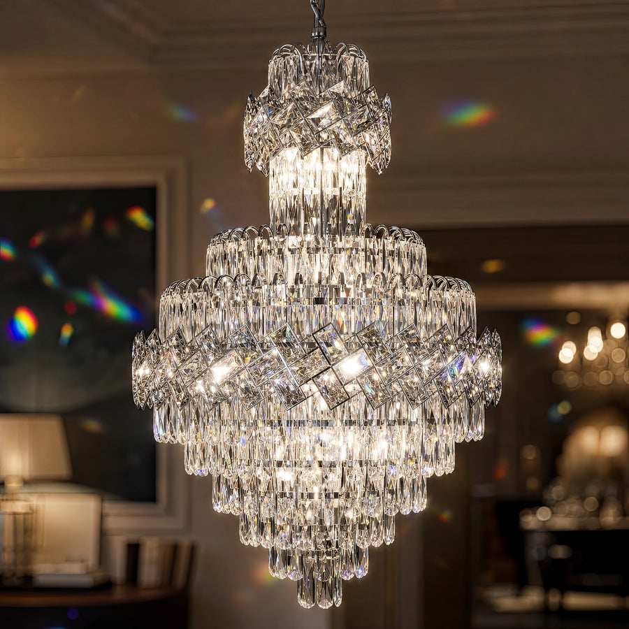 WINDSOR Grande Supremo Crystal Lustr 14xE14, Průměr 60X90cm, Lesklý chrom, Nastavitelná výška - 05_CC800-600X900CH.png