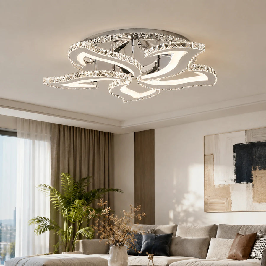 LED lustr s dálkovým ovládáním a krystalem Alejandro RGB 88W, 5 květů, studené/teplé/neutrální světlo, stmívatelný, lesklý chrom - 05_LT071-5.png