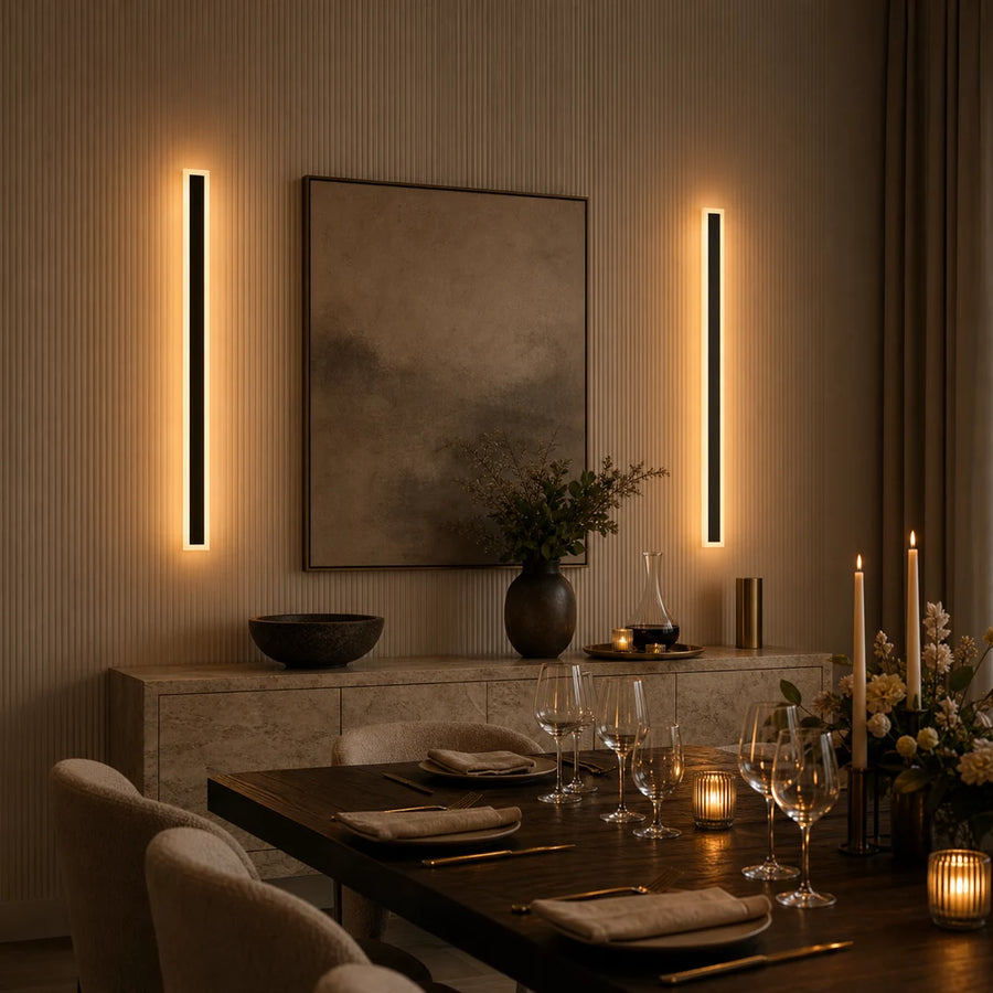 Venkovní nástěnné LED svítidlo Mack, délka 90 cm, 10 W, IP65, kovové, lineární, černé - 06_AX200-900BK.png