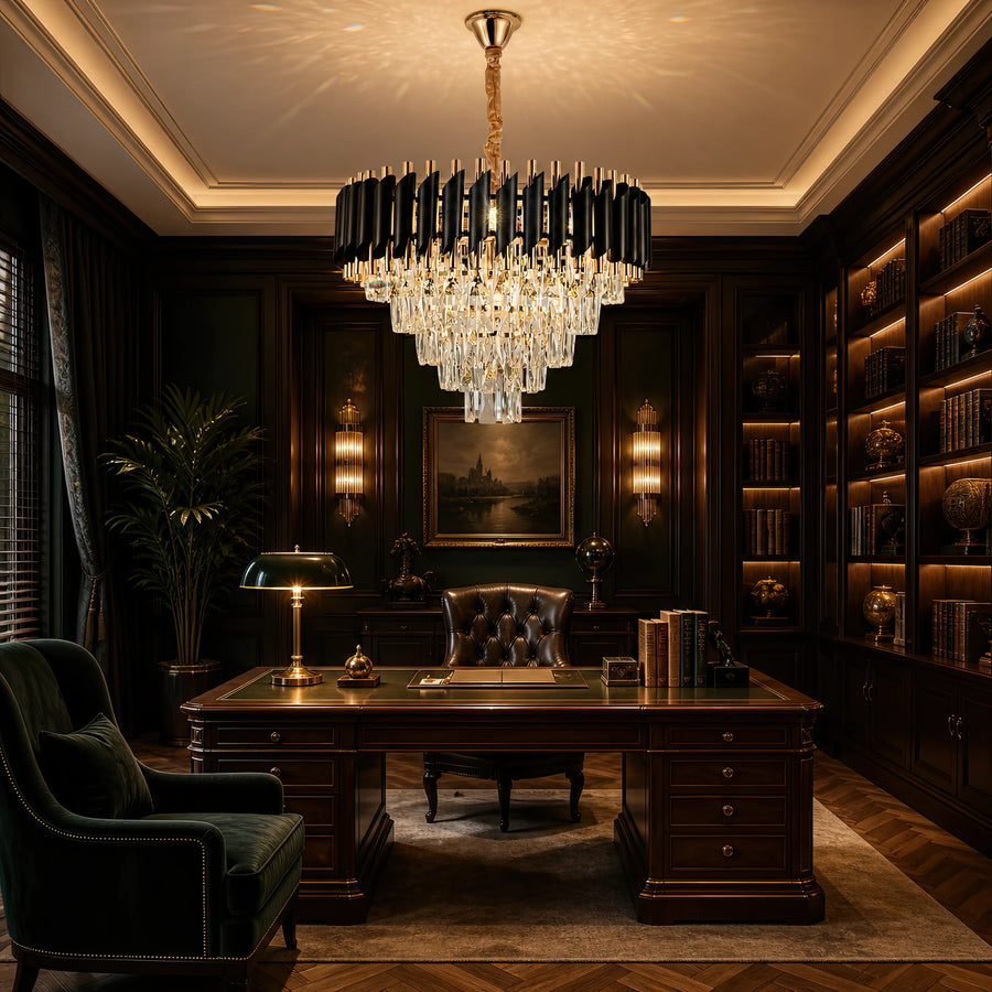 Křišťálový lustr VERSAILLES Elegance 8x E14, Průměr 50cm, Zlatý, Nastavitelná výška - 06_CC900-500GD.png
