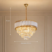 Křišťálový lustr VERSAILLES Elegance 8x E14, Průměr 50cm, Lesklý zlato-bílý, Nastavitelná výška - 06_CC900-500WH.png