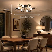 MODERNISTICKÝ lustr Hexa 6, 6x E27, černý, moderní design - 06_LC370-6BK.png