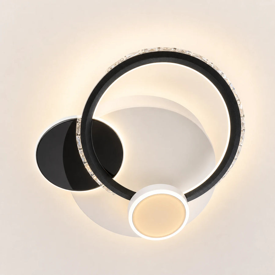 Křišťálový LED lustr PRISMIQ 45W, 3 kruhy, studené/teplé/neutrální světlo, černý - 04_LL654-300BK.png