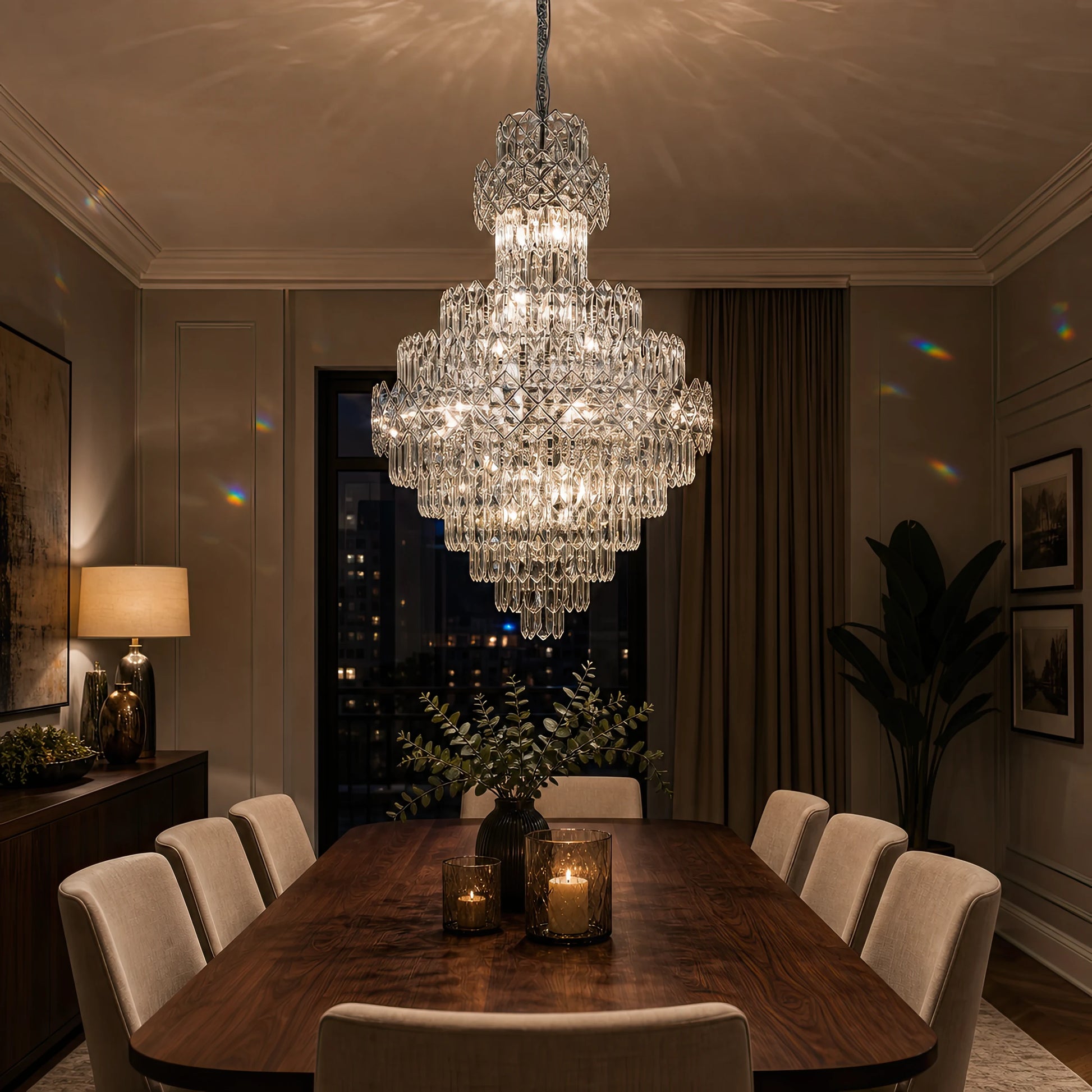 WINDSOR Grande Supremo Crystal Lustr 14xE14, Průměr 60X90cm, Lesklý chrom, Nastavitelná výška - 07_CC800-600X900CH.png