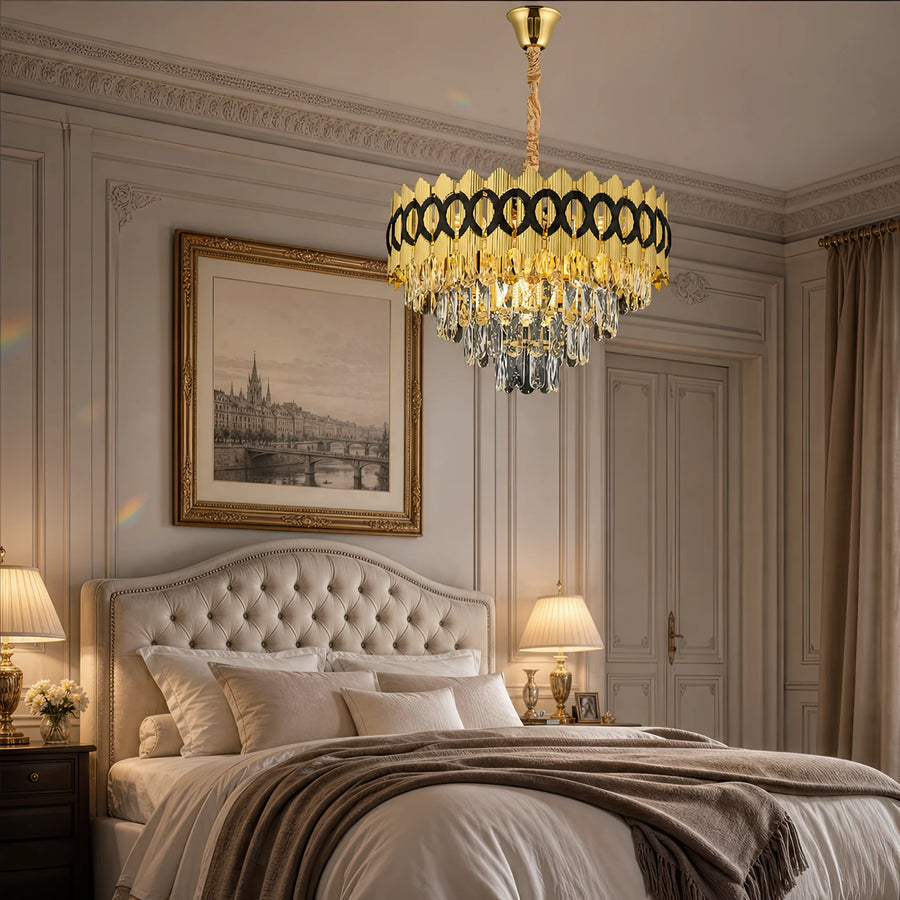Křišťálový lustr PIERREFONDS Elegance 8x E14, Průměr 48,5 cm, Lesklý zlatý, Nastavitelná výška - 08_CC8942-500.png