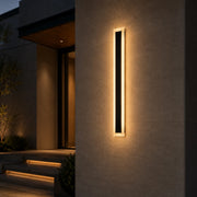 Venkovní nástěnné LED svítidlo Mack, délka 30 cm, 4W, IP65, kov, lineární, černá - 09_AX200-300BK.png