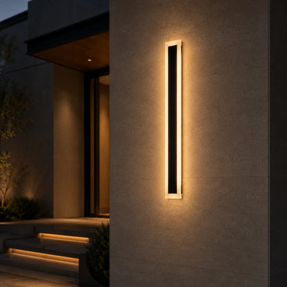 Venkovní nástěnné LED svítidlo Mack, délka 30 cm, 4W, IP65, kov, lineární, černá - 09_AX200-300BK.png