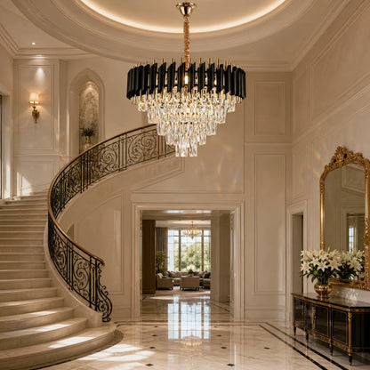 Křišťálový lustr VERSAILLES Elegance 8x E14, Průměr 50cm, Zlatý, Nastavitelná výška - 09_CC900-500GD.png