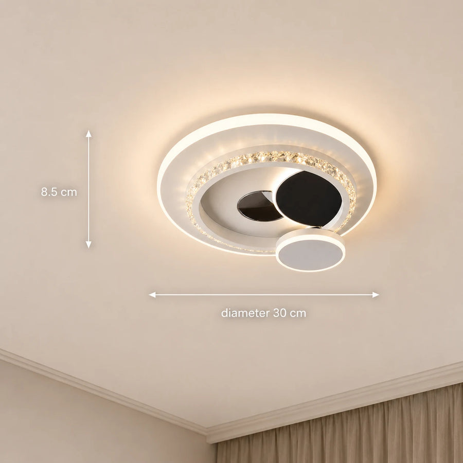 LED lustr s krystalem HELIOX, 37W, 4 kruhy, studené/teplé/neutrální světlo, černá - 09_LL653-300BK.png