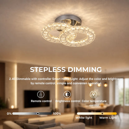 LED a křišťálový lustr ZABINA 25W, 2 kruhy, studené/teplé/neutrální světlo, lesklý chrom - 10_LT062CR.png