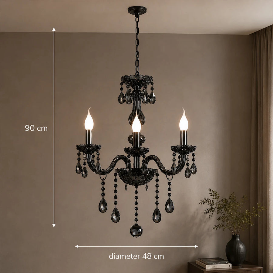 Křišťálový lustr AUGUST Eleganza, 3xE14, Průměr 48cm, Stříbrný, Nastavitelná výška - 13_CC125-3BK.png