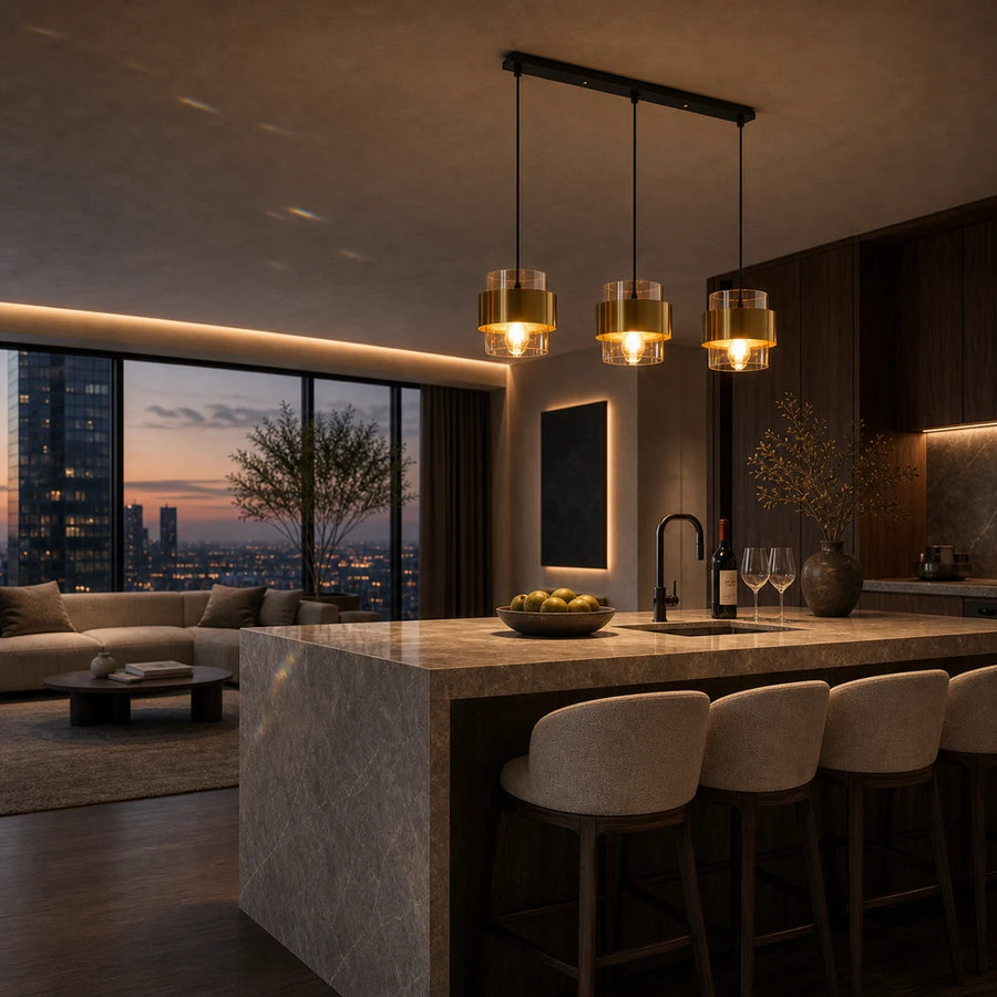 Lustra Suspendata LC866/3LTN, 3XE27, Inaltime Reglabila, Sticla si Metal - 10_LC866-3LTN.png