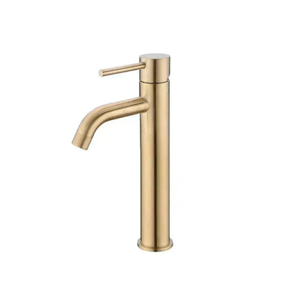 Dřezová baterie, SUS304 Nerezová ocel, Zlatá, N/MP0A2 Koupelnové baterie Výchozí název Alessandro Design