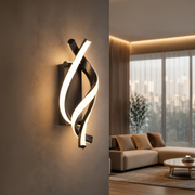 Reid 13W LED nástěnné světlo, Studené/Teplé/Neutrální světlo, Černá Vnitřní nástěnná světla Výchozí název Alessandro Design