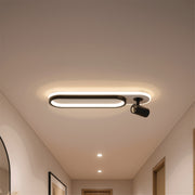 LED lustr s nastavitelným projektorem FISSO Camilla 49W, světlo 3000/4000/6000k, černé LED lustry Výchozí název Alessandro Design