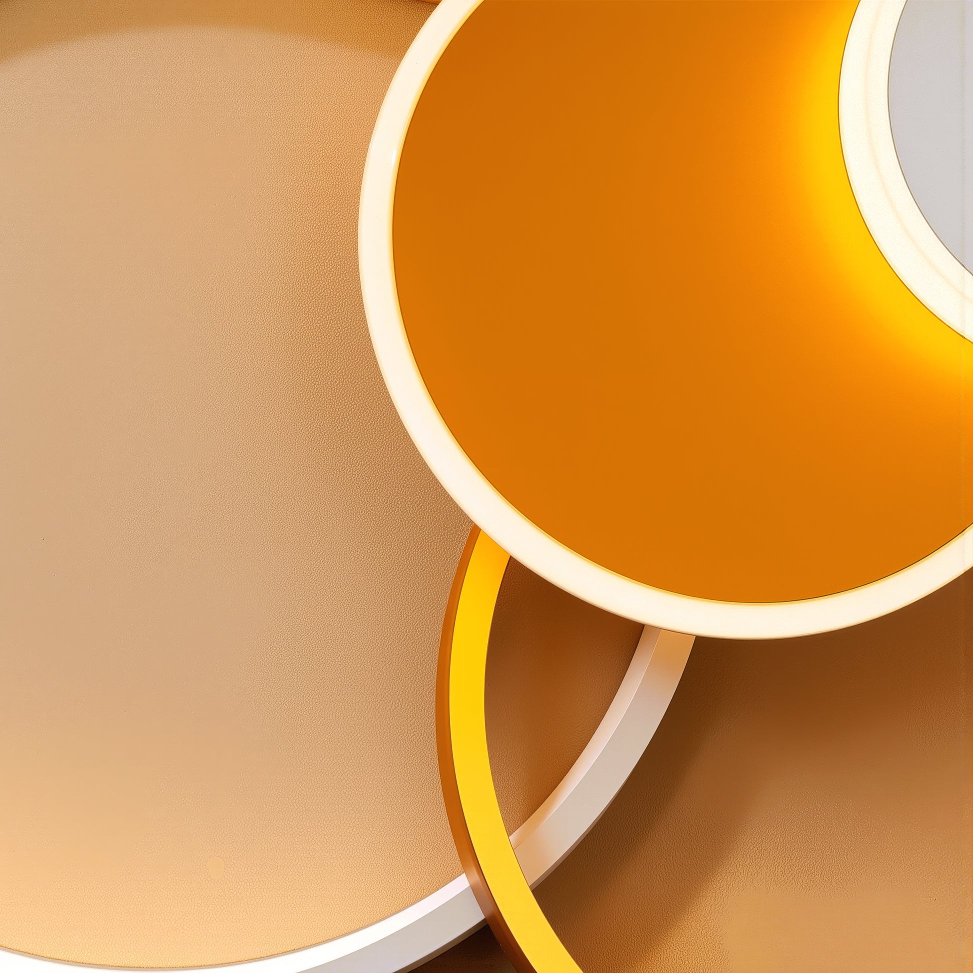 LED lustr s dálkovým ovládáním KILLIAN 80W, 4 kruhy, studené/teplé/neutrální světlo, stmívatelné, zlaté LED lustry s dálkovým ovládáním Výchozí název Alessandro Design