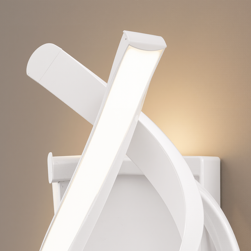 Reid LED nástěnné svítidlo 13W, studené/teplé/neutrální světlo, bílá Vnitřní nástěnná svítidla Výchozí název Alessandro Design