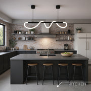 DIVINO LED lustr s flexibilní silikonovou trubicí – 24W, nastavitelné světlo, matná černá Moderní lustry Výchozí název Alessandro Design