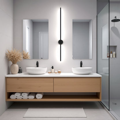 Angelique LED nástěnné svítidlo 24W Černá Bílá Vnitřní nástěnná svítidla Výchozí název Alessandro Design