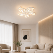 LED lustr s dálkovým ovládáním LILY 86W, 5 Elements, Studené/Teplé/Neutrální světlo, Stmívatelné, Bílý LED lustr s dálkovým ovládáním Výchozí název Alessandro Design