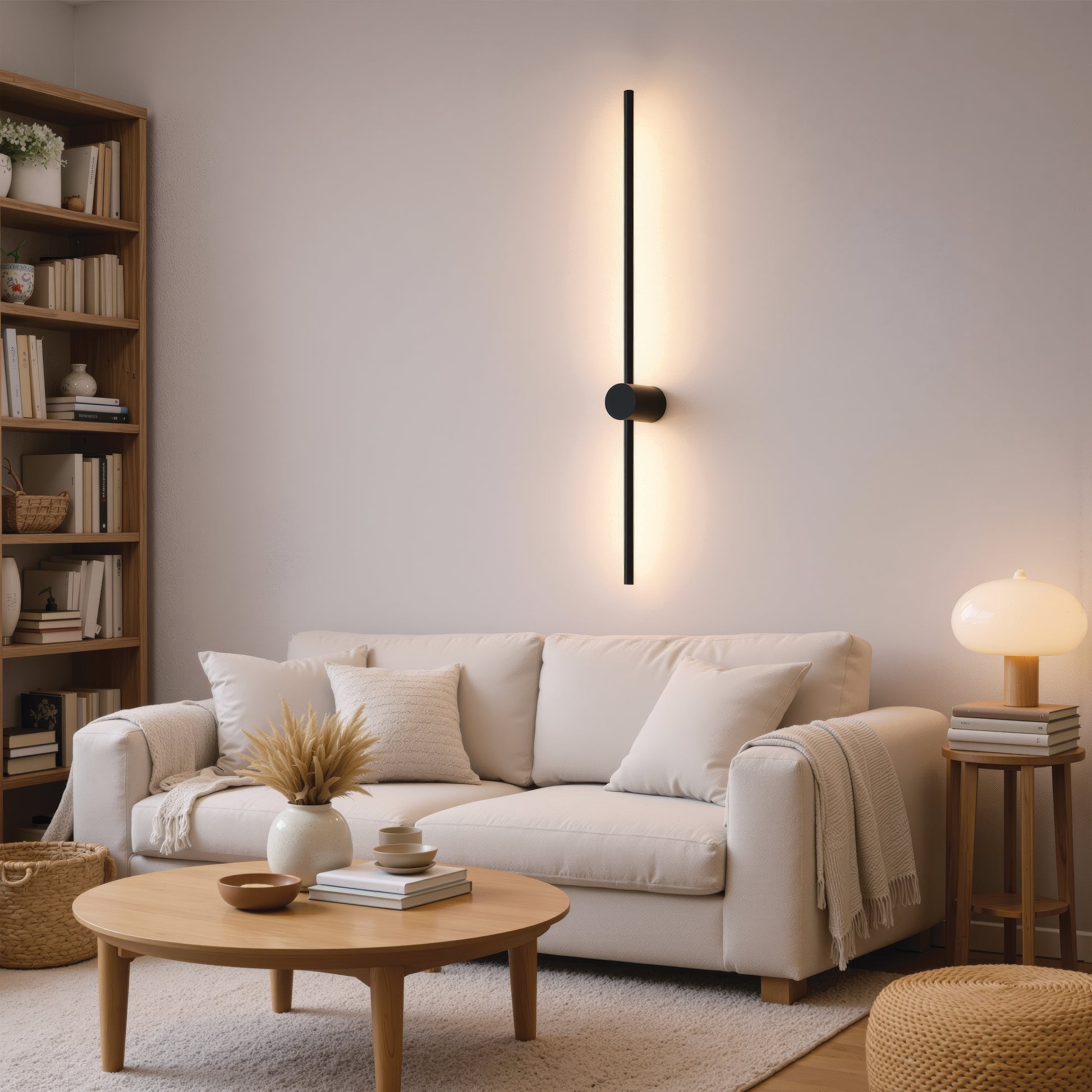 Angelique LED nástěnné svítidlo 24W Černá Bílá Vnitřní nástěnná svítidla Výchozí název Alessandro Design