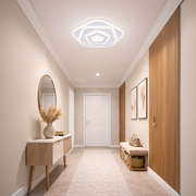 LED lustr s dálkovým ovládáním PENTAGON 59W, 40cm, studené/teplé/neutrální světlo 3000K/4000K/6000K, bílé, kovové a akrylové LED lustry s dálkovým ovládáním Výchozí název Alessandro Design