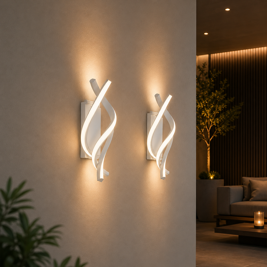 Reid LED nástěnné svítidlo 13W, studené/teplé/neutrální světlo, bílá Vnitřní nástěnná svítidla Výchozí název Alessandro Design