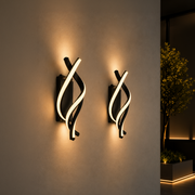Reid 13W LED nástěnné světlo, Studené/Teplé/Neutrální světlo, Černá Vnitřní nástěnná světla Výchozí název Alessandro Design