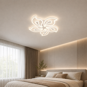 LED lustr s dálkovým ovládáním LILY 86W, 5 Elements, Studené/Teplé/Neutrální světlo, Stmívatelné, Bílý LED lustr s dálkovým ovládáním Výchozí název Alessandro Design