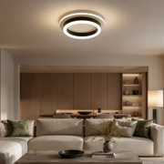 MODERNÍ LED Lustr 25W, Průměr 20cm, Kulatý, Studené/Teplé/Neutrální světlo, Černé LED Lustry Výchozí název Alessandro Design