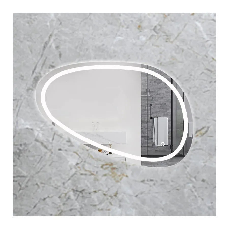 LED zrcadlo, 80x45cm, Disegno Touch Marcello, Demister System, Dimabila Zrcadla Korman E Výchozí název Alessandro Design