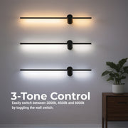 Angelique LED nástěnné svítidlo 24W Černá Bílá Vnitřní nástěnná svítidla Výchozí název Alessandro Design
