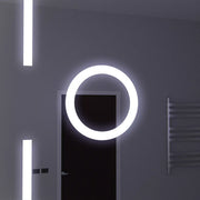 Obdélníkové LED zrcadlo, 120x80cm, Marcello MotionGlow Sensor, Systém odmlžování, Hodiny & Teploměr, Kosmetická lupa, Stmívatelné Marcello Mirrors Výchozí název Alessandro Design