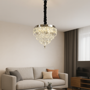 MEILI CRYSTAL CASCADA 300 – Křišťálový LED lustr, 52W, Ø300 mm, s dálkovým ovládáním Křišťálové lustry Výchozí název Alessandro Design