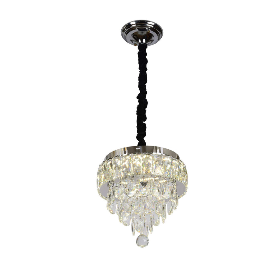 MEILI CRYSTAL CASCADA 300 – Křišťálový LED lustr, 52W, Ø300 mm, s dálkovým ovládáním Křišťálové lustry Výchozí název Alessandro Design