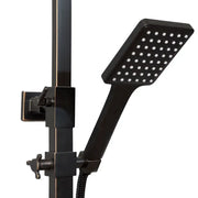 Černý nerezový LCD displej sprchový sloup SJG/008 Výchozí název Alessandro Design