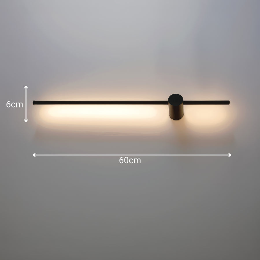 Angelique LED nástěnné svítidlo 24W Černá Bílá Vnitřní nástěnná svítidla Výchozí název Alessandro Design
