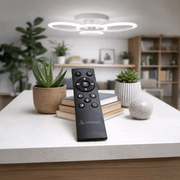 LED lustr s dálkovým ovládáním BETTY 43W, 4 kruhy, studené/teplé/neutrální světlo, stmívatelné, bílý LED lustr s dálkovým ovládáním Výchozí název Alessandro Design