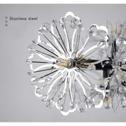 Křišťálový lustr PETERHOF Petito, 13xG4, Průměr 52 cm, Černá Moderní Lustry Výchozí název Alessandro Design