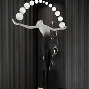 Anatolio LED stojací lampa 24W 4000KMetal Černá veioze a stojací lampa Výchozí název Alessandro Design