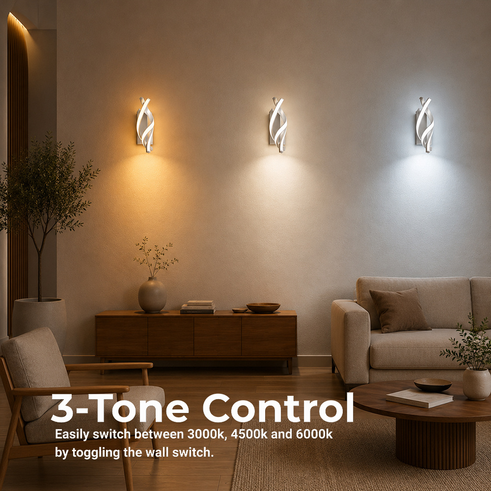 Reid LED nástěnné svítidlo 13W, studené/teplé/neutrální světlo, bílá Vnitřní nástěnná svítidla Výchozí název Alessandro Design