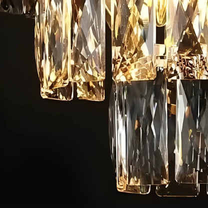 Křišťálový lustr WINDSOR Altiora, průměr 60 cm, výška 180 cm, 26xE14, lesklé zlato, nastavitelná výška, elegantní design Křišťálové lustry Výchozí název Alessandro Design
